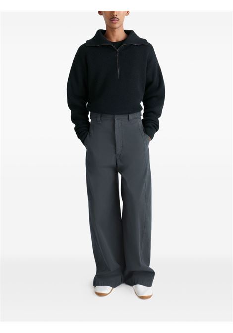 half zio sweater man black LEMAIRE | TO1439 LK1042BK999